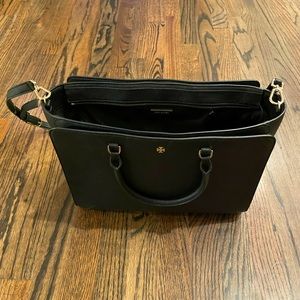 Tory Burch Black Robinson Tote